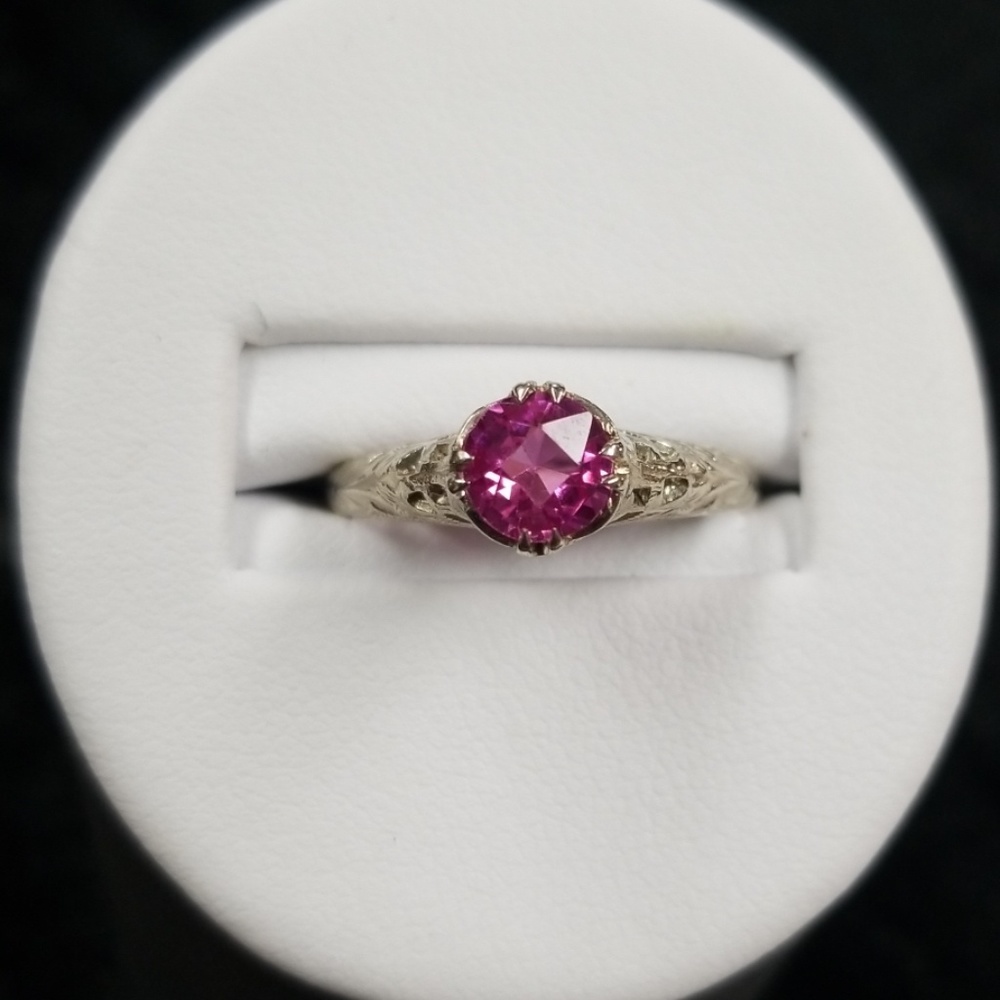14k Pink Sapphire